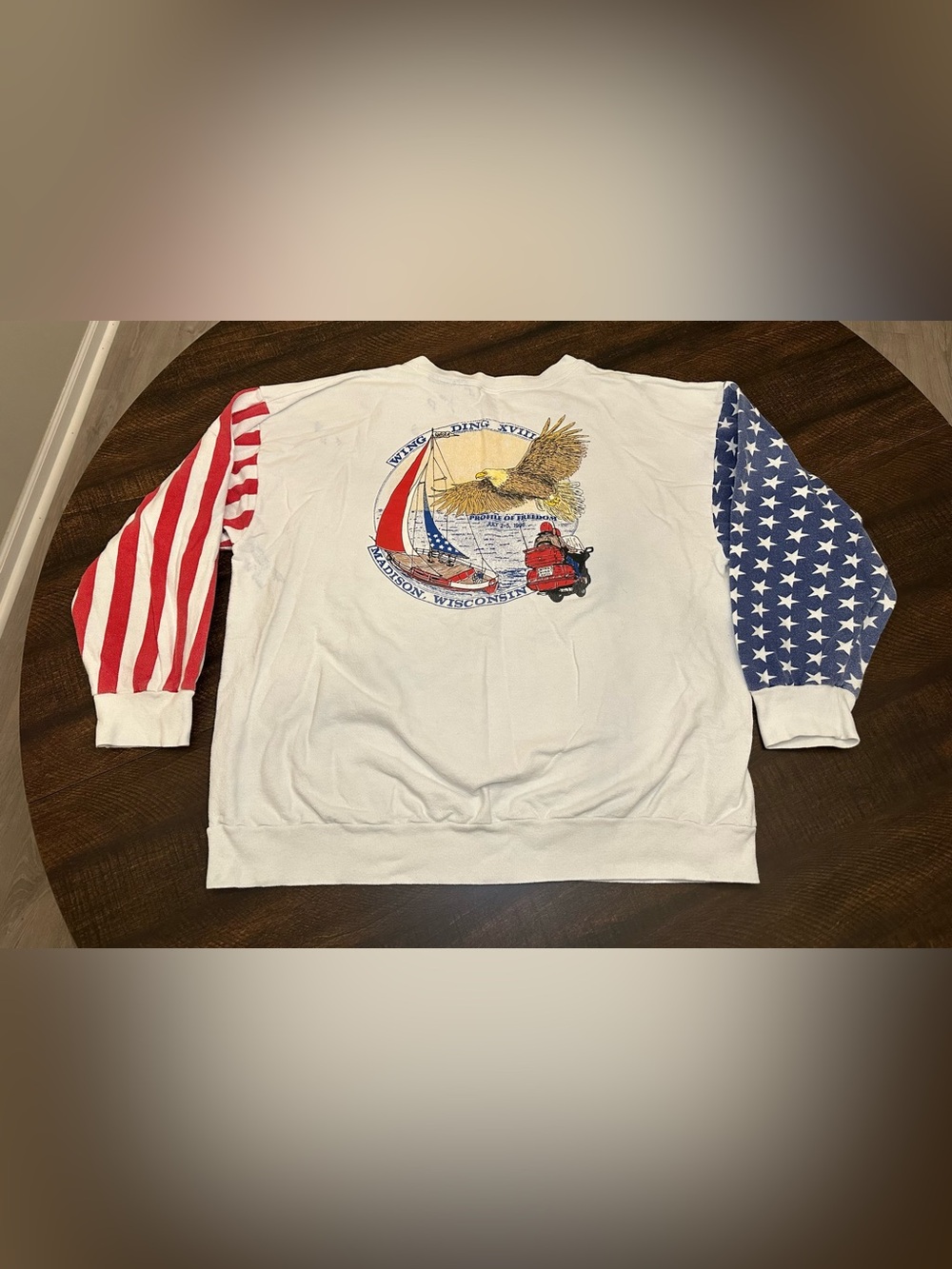 Vintage 1996 Wing Ding XVIII RallyMadison, Wisconsin Men’s Sweatshirt-XL